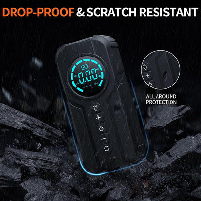 4 In 1 Car Jump Starter with Air Compressor and USB Power Bank
