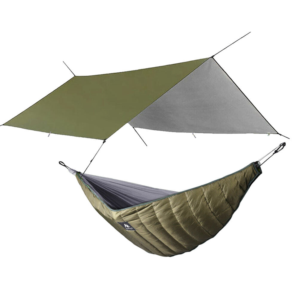 Camping Hammock with Mosquito Net / under Quilt Blanket/ Rainfly Cover Tarp Fall